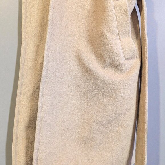 Michael Kors Belted Wrap Vest, Wool-Blend, Camel, Large - Picture 8 of 8
